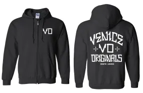 The VO Black Zip Hoodie