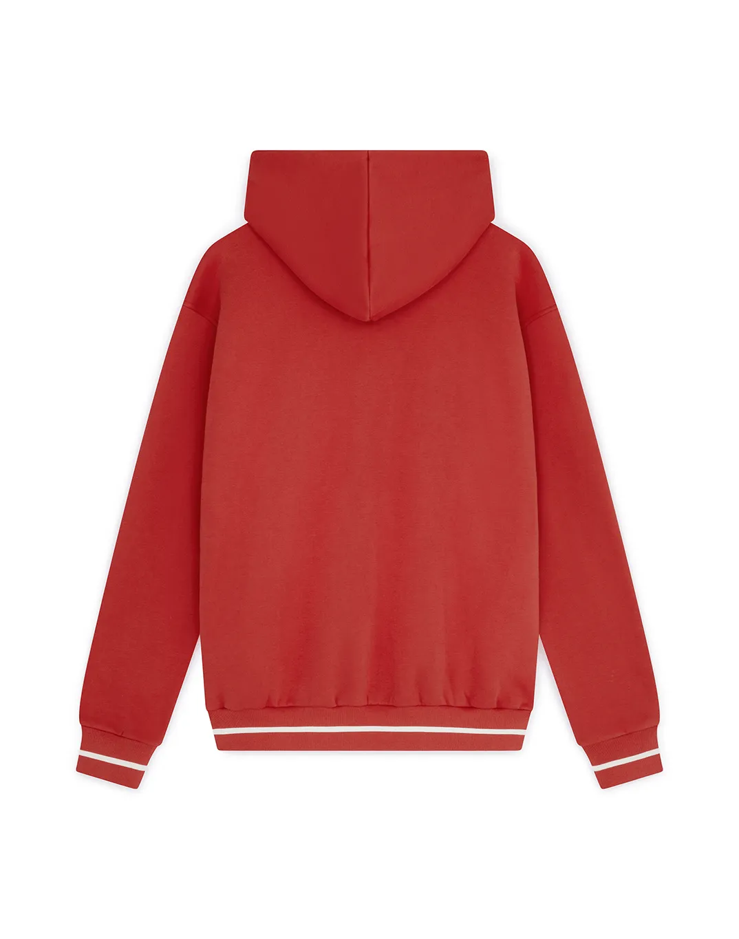 Varsity Hoodie in Crimson Red