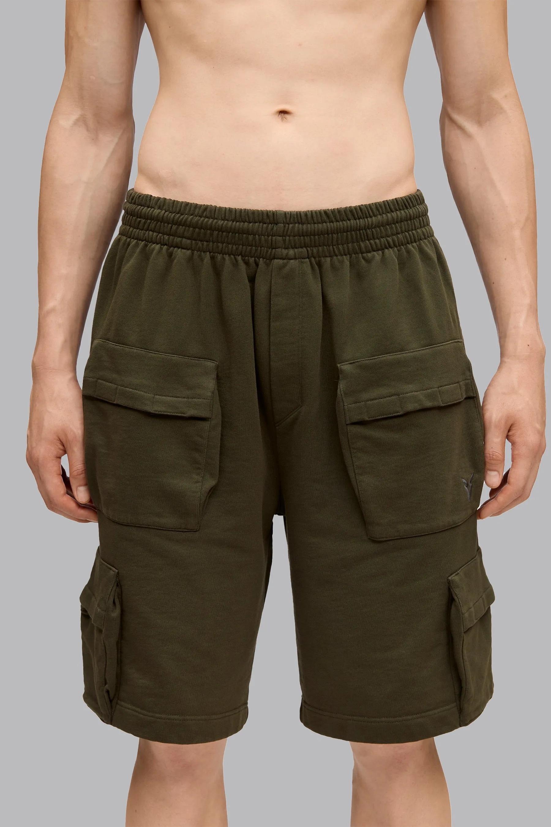 V_LYFE420 9" CARGO SHORTS - Khaki