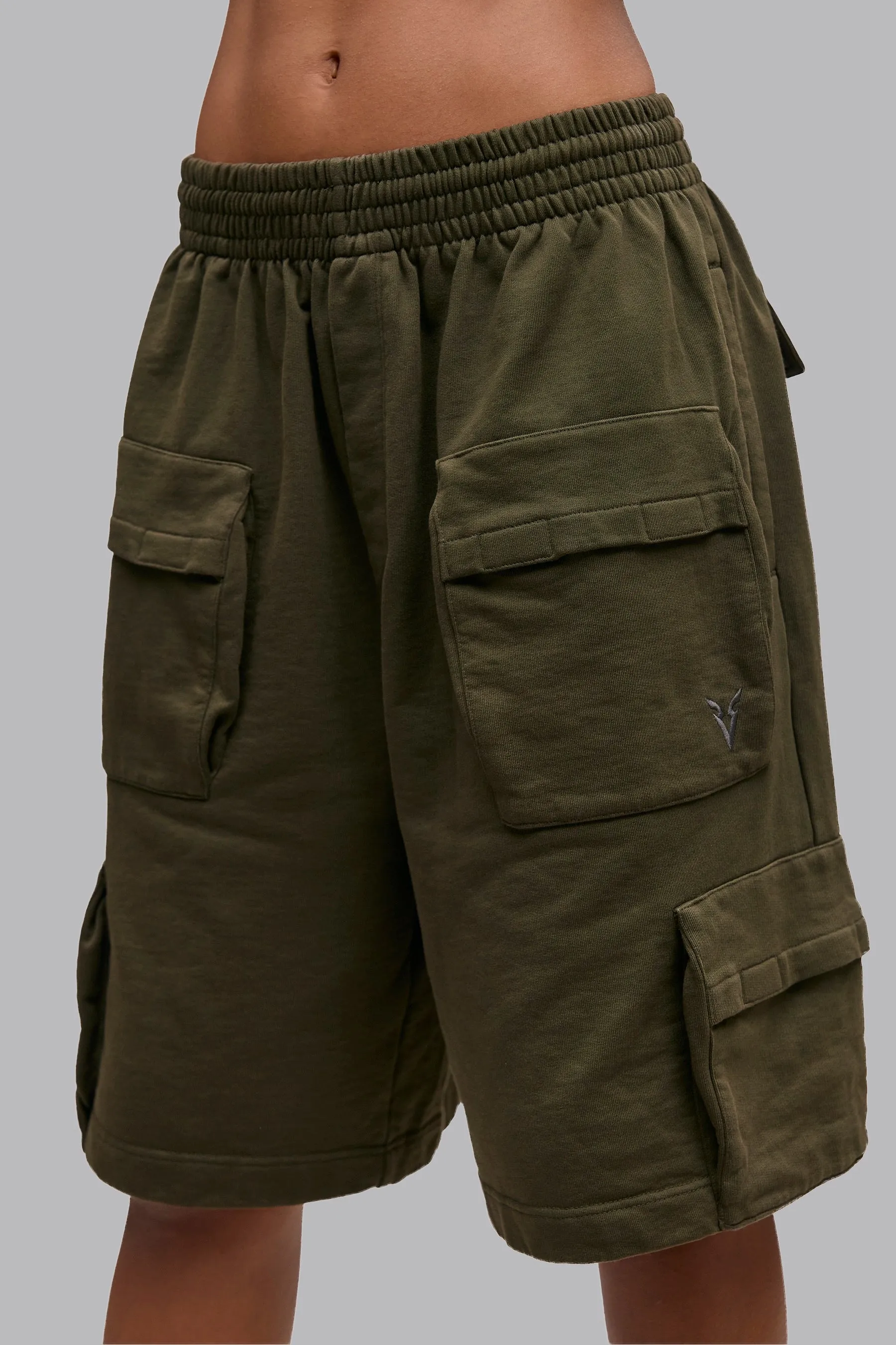 V_LYFE420 9" CARGO SHORTS - Khaki