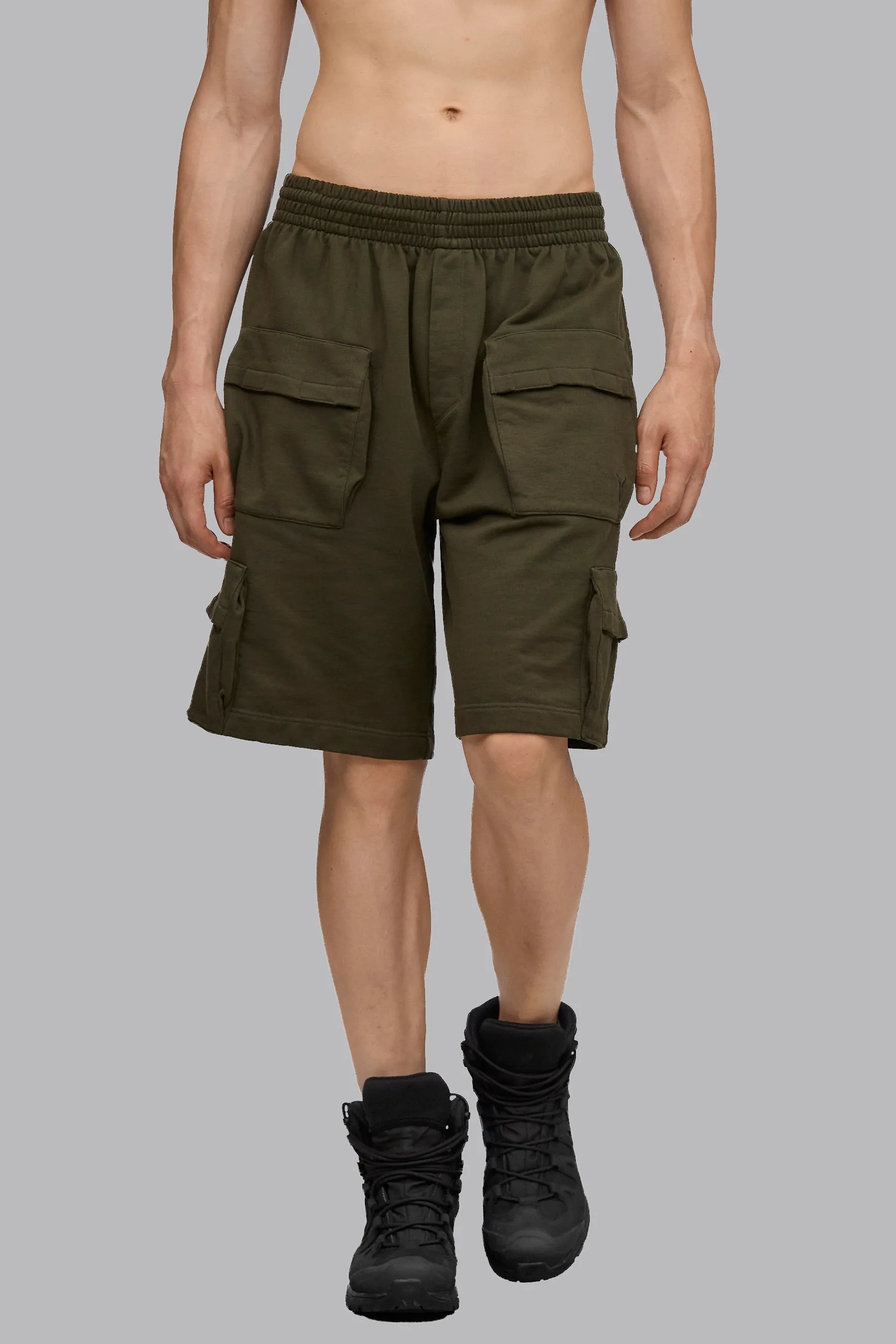 V_LYFE420 9" CARGO SHORTS - Khaki