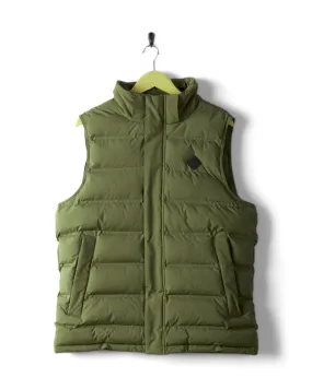 Xavier - Mens Padded Gilet - Green